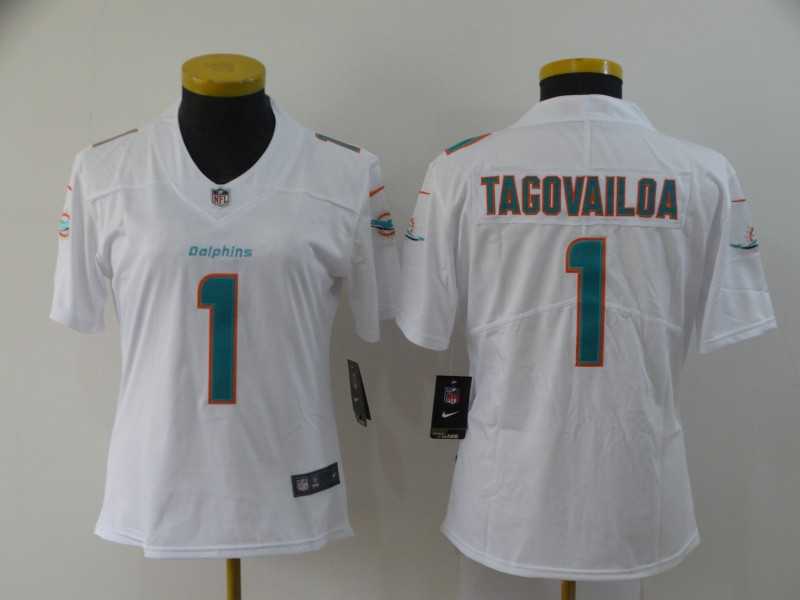 Women Nike Dolphins 1 Tua Tagovailoa White 2020 NFL Draft First Round Pick Vapor Untouchable Limited Jersey,We sell and wholesale Women Nike Dolphins 1 Tua Tagovailoa White 2020 NFL Draft First Round Pick Vapor Untouchable Limited Jersey on line form chian!